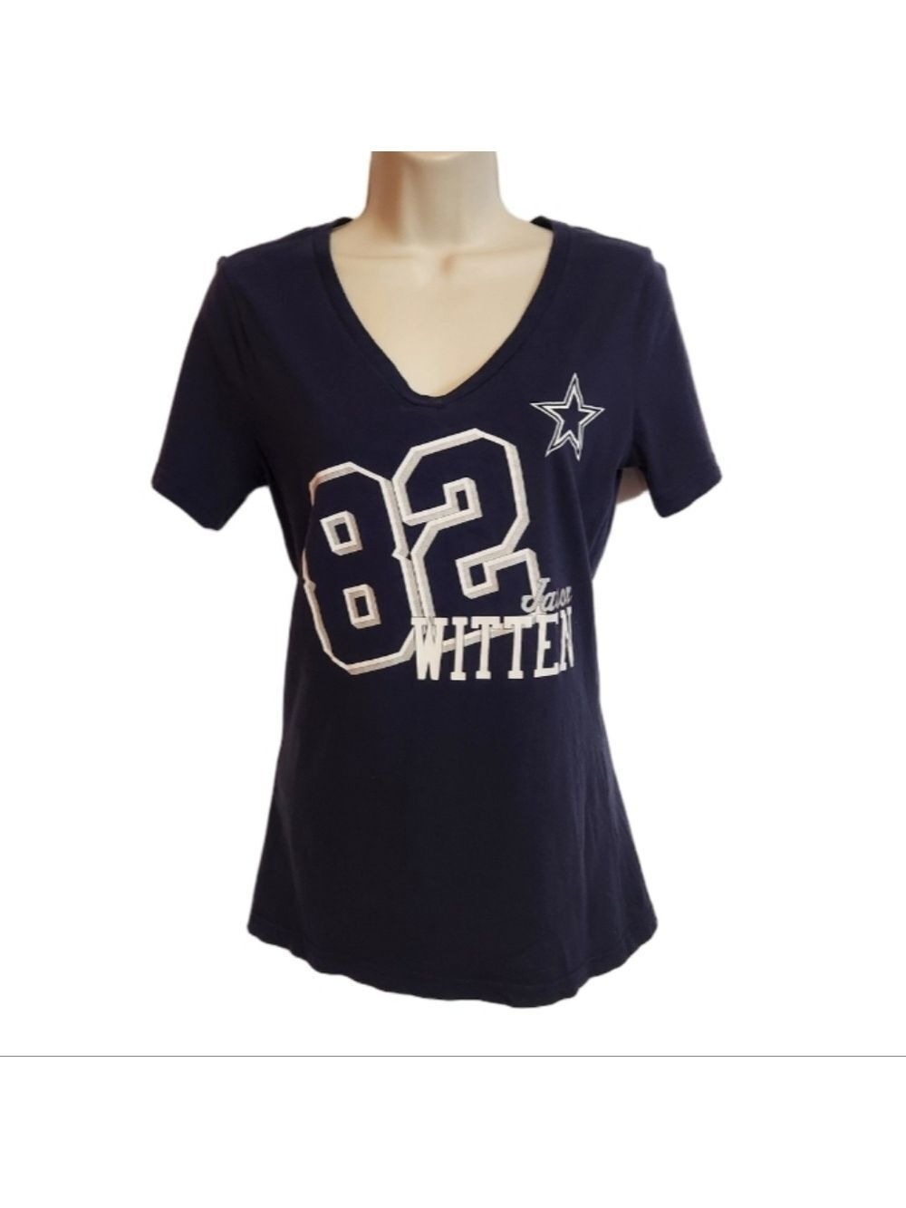Dallas Cowboys Jason Witten NFL T Shirt Navy White Medium